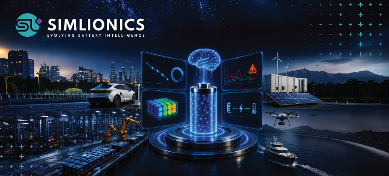 SimLionics battery intelligence and AI digital twin technology